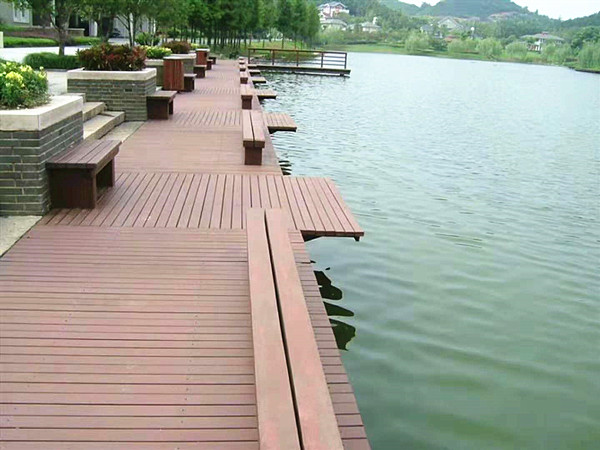 潍坊塑木地板景观