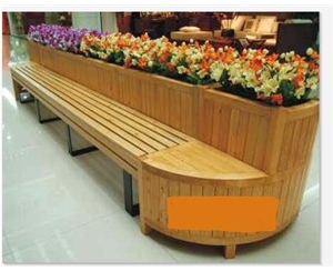潍坊木塑花箱座椅